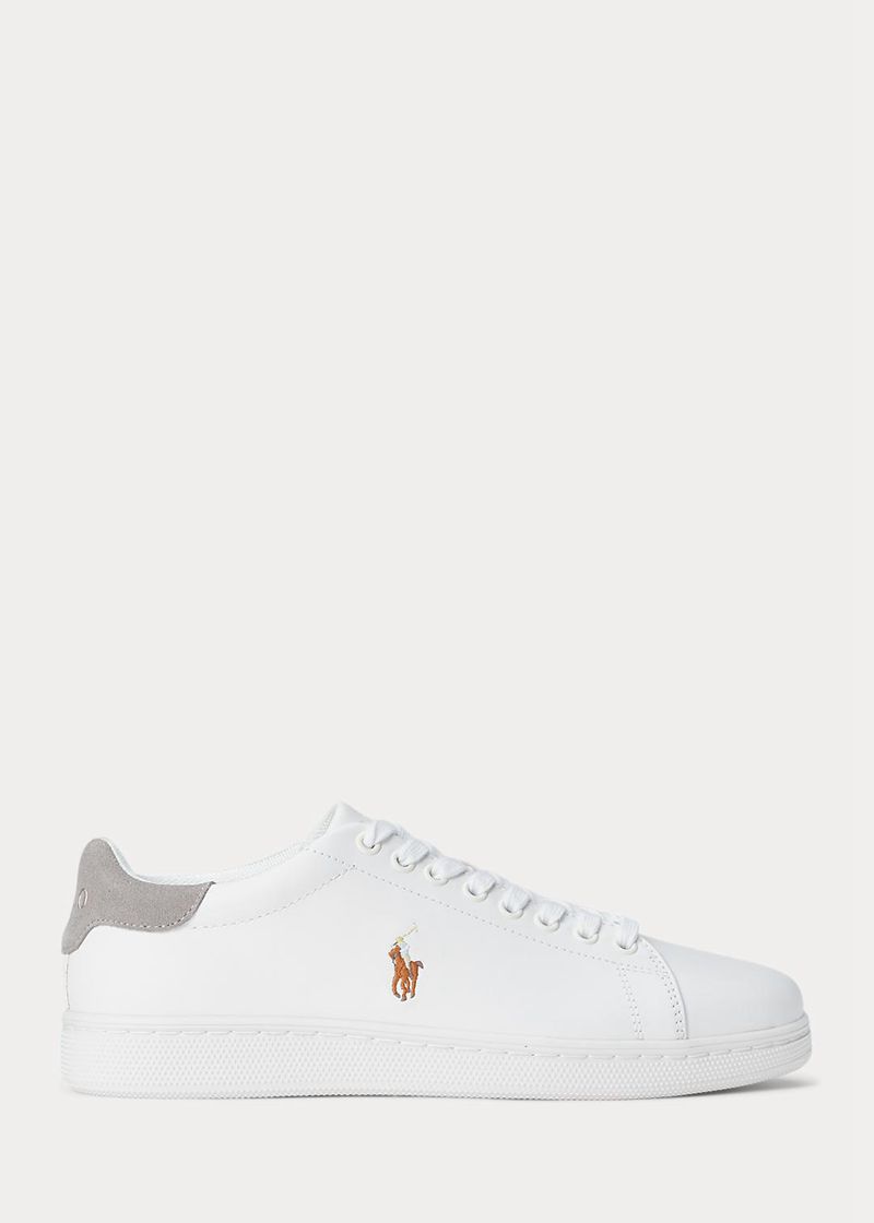 Zapatillas Polo Ralph Lauren Hombre Wilton Leather Chile Blancas OIZYA-5803